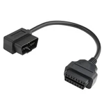 Ollgen 1FT 30CM Obd-ii OBD2 Right Angle 16 Pin Auto Car Male Mini, Black. Fixed Price $13.99.
