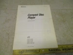 Sony Compact Disc Minidisk Player CDP-C305 205 201 Operators Manual Instructions. Fixed Price $14.95.