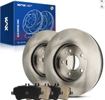 Kax Front Brake Kit Pads & Rotors Mercedes C230 C240 CLK350 2003 2009. Fixed Price $32.40.