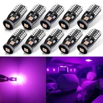 Autogine 10PCS Error Free 194 168 175 2825 W5W T10 Led Bulbs Purple. Fixed Price $15.91.