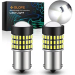 Glofe 1156 7506 P21W Led Reverse Backup Lights Bulbs Bright White 78SMD-3014. Fixed Price $13.96.