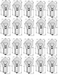 20X 1156 High Quality Auto Light Bulb Car Truck Clear Lamp Motor 12V BA15S Lot. Fixed Price $16.98.
