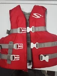 Stearns Youth Boating Vest 50-90 Lbs Red. Fixed Price $15.00.
