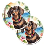 Carolines Treasures DAC6418CARC 2.5 X In. Dachshund Luau Cup Holder C.... Fixed Price $23.36.