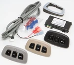 Gentex Homelink V5 Console Visor Mounted Module W/tan Grey & Black Bezels New. Fixed Price $179.69.