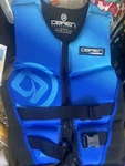 Obrien Watersports Biolite Mens Life Jacket Vest Flotation Blue Small New. Fixed Price $95.00.