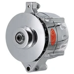 Powermaster Alternator; Ford Upgrade; 140 Amp; W/1 V-belt Pulley; Baffle; Chrome. Fixed Price $301.99.