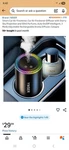 Smart Car Air Freshener Diffuser Starry Sky Projection Rechargeable. Fixed Price $25.00.