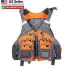 Fly Fishing Vest Life Jacket Kayak Floating Adjustable Safety From Usa. Fixed Price $46.88.