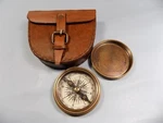 Authentic Vintage Style Brass Pocket Compass Count (pack Of 1), Antique. Fixed Price $20.41.