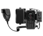 Gps Lockbox Locking Cradle W/ Ptt Car Kit For Sonic XP5. Fixed Price $290.00.