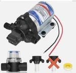 Etespie Automatic-demand Diaphragm Pump 2088-422-144, 12VDC, 3.5 Gpm 45 Psi. Fixed Price $70.00.