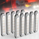 Pseqt 4.7'' Dual Color Trailer Marker Led Lights Strip Amber Red Function. Fixed Price $62.82.