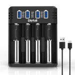 Dlyfull 18650 Battery Charger, Fast Universal For 3.7V Li-ion Black. Fixed Price $24.64.