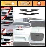 Carbon Fiber Front & Rear Bumper Emblem Cover Trim Kit For Chrysler 300 2015-202. Fixed Price $93.99.