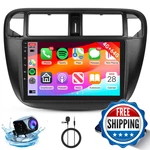 Hodozzy 64G Stereo For Honda Civic 1996-2001 Radio Wireless Carplay. Fixed Price $164.35.