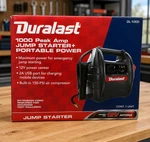 Duralast DL-1000 3-IN-1 Portable Power Station And Peak Amp Jump Starter. Fixed Price $53.39.