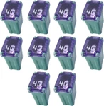 10 Pack - 40AMP Micro Cartridge Fuses Slow Blow Female Mcase Fmm Maxi. Fixed Price $24.85.