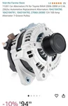 Farrme 11201 Car Alternators Fit For Toyota RAV4 2006-2008 L4 2.4L. Fixed Price $69.99.