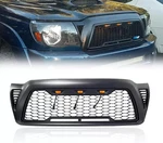 Mesh Grille For Toyota Tacoma Front With 3 Led Lights 2005 2006 2007 2008. Fixed Price $145.20.