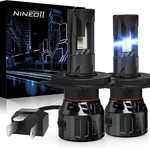 2PCS Fog Light H4 9003 Bulbs Driving Beam Plug Play 6500K Double Universal White. Fixed Price $63.89.