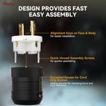 Nema L14-30P Locking Plug, Twist Generator Male Replacement, Amp, 125.... Fixed Price $16.95.