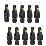 Keproving 10PCS Fishing Line Clips With Shaped Rings Snap Weight Black. Fixed Price $18.88.