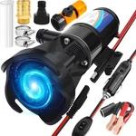 12V Macerator Pump QPLWH00018 Rv Marine Camper Garden Hose Discharge Waste Black. Fixed Price $89.21.