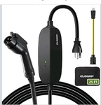 Elegrp Level 1/2 Charger, 16 Amp, Portable J1772 Electric Car 25FT. Fixed Price $59.99.