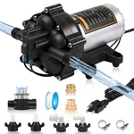 Fresh Water Pump 110V 7GPM 70PSI Five Chamber Self-priming For Rv Marine Home. Fixed Price $118.57.
