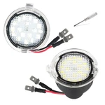 Mbuydiy Led Side Mirror Puddle Lamp Compatible Lights, White. Fixed Price $26.82.