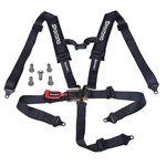 Black 5-POINT Harness For Atv/utv/go-kart 2" Straps Shoulder Pads Quick Release. Fixed Price $60.00.