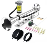Gampro 12V 150DB Air Horn With Install Bracket Kit Silver 160380. Fixed Price $37.99.