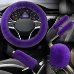 5PCS Fluffy Car Steering Wheel Cover Set, Includes Faux Fur Gear Shift .... Fixed Price $35.60.