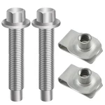 2PCS Fuel Tank Strap Bolts And Nuts Hardware One Size, Silver. Fixed Price $14.23.