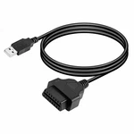 Cerrxian 3.3FT Obdii Female Usb CABLE,OBD2 Power Black. Fixed Price $14.43.