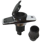 Perko Locking Collar Pole Light Mounting Base - 2 Pin Chrome Plated W/black Cove. Fixed Price $54.99.