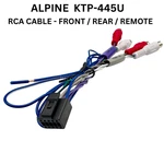 Authentic Alpine KTP445U KTP-445U Rca Cable / Front Rear Remote Harness. Fixed Price $56.95.