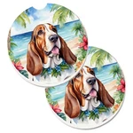 Carolines Treasures DAC6361CARC 2.5 X In. Basset Hound Luau Cup Holder Ca.... Fixed Price $23.36.