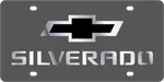 For Chevrolet Silverado Carbon Steel License Plate. Fixed Price $47.25.