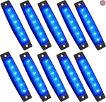 Pseqt 10 Pcs Led Rock Strip Lights Car Exterior Underglow Wheel Fender Well. Fixed Price $33.58.