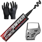 Seam Sealer Automotive Black Paintable Waterproof Quick-cure Polyurethane A.... Fixed Price $20.80.