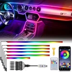 Acrylic 6 1 Car Lights Interior, Rgb Ambient Lighting With 584 Led.... Fixed Price $72.27.