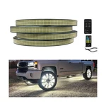 New 4PCS 17IN Quad Row Wheel Ring Lights Super Bright 4608PCS 5730SMD Led Whe.... Fixed Price $505.88.