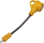 Rv Camper Cord Adapter 15A To 30A Female 12INCH Power CR1530, Black. Fixed Price $33.44.