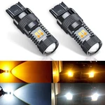 Bright 7443 Switchback Led Bulbs White/yellow T20 3030 Chipsets For Turn Signals. Fixed Price $37.99.