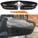 Carbon Fiber Side Mirror Cover Cap Replacement For 2017-2022 Bmw. Fixed Price $66.49.