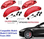 Brake Caliper Covers Set Of Compatible With For Tesla Model 3 Highland 2024. Fixed Price $99.99.
