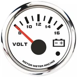 Motor Racing Pro Series 52MM 2-1/16" Gauge Voltmeter White Dial. Fixed Price $36.33.
