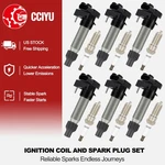 Cciyu Ignition Coil + Spark Plug For 2013-2015 Chevy Camaro Impala 3.6L V6. Fixed Price $109.99.